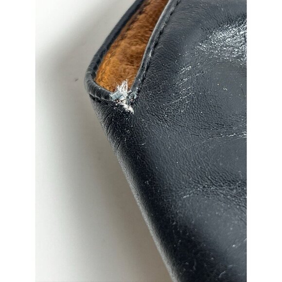 Mens Black Owings Vintage Cowboy Boots Leather Spain - Picture 6 of 10